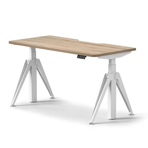 Amazon | MOTTI Kiin 木字型 電動昇降デスク 昇降範囲62-124cm